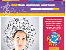 Tablet Screenshot of lezardes.com